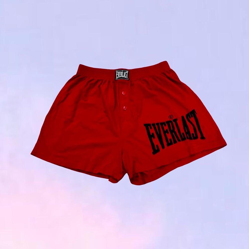 Vintage 90s y2k red everlast shorts